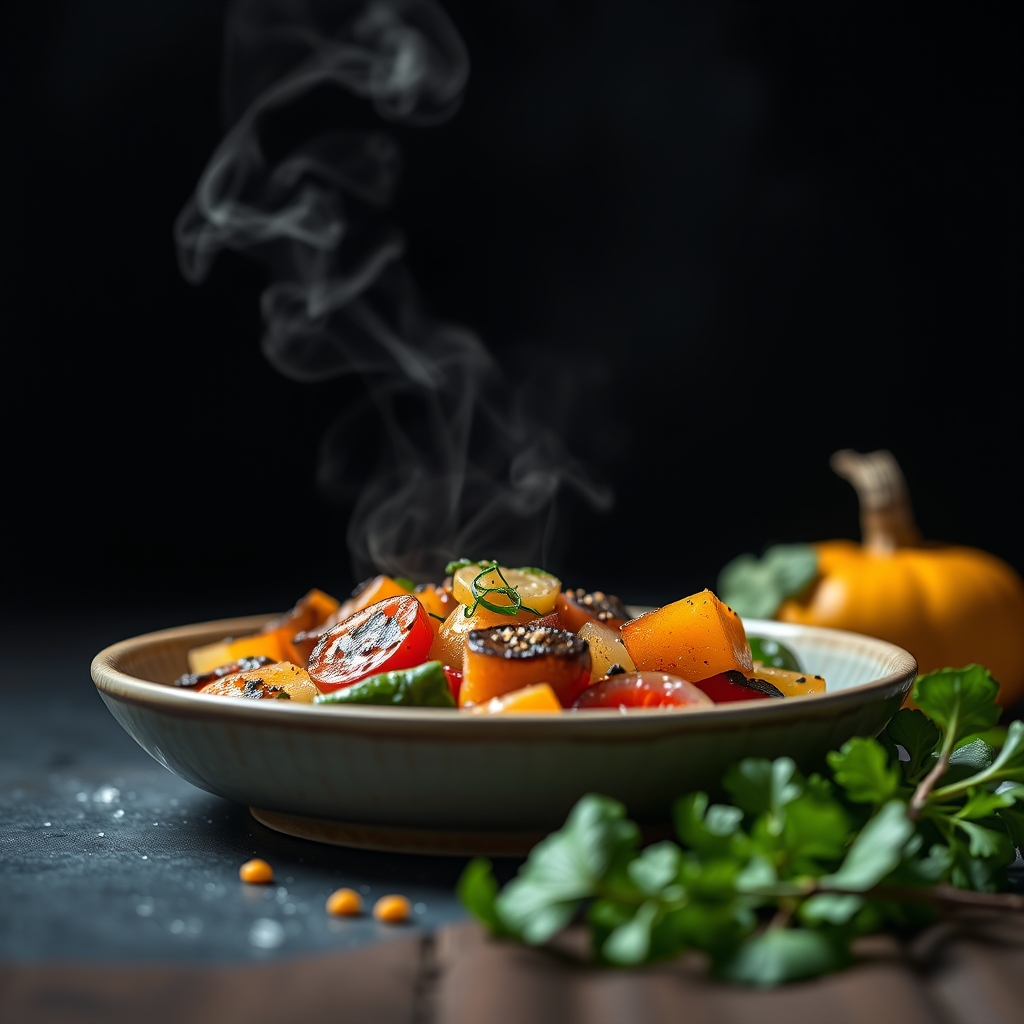 Fresh vegetables and natural ingredients representing balanced nutrition